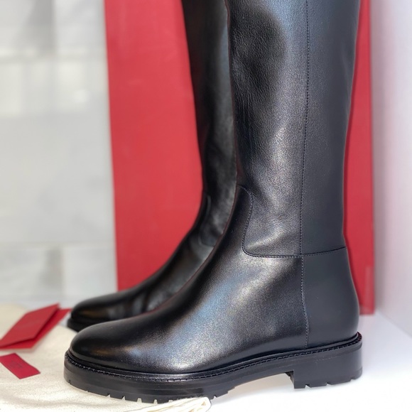 VALENTINO GARAVANI Over The Knee Black Boots - Picture 7 of 14
